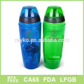 2015 new design storage plastic water bottle for GYM